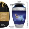 Cremation Urn Adult Human Ashes Large Handcrafted Funeral Memorial Remembrance Loved Tribute Metal Lost Died keepsake nature birds hummingbird