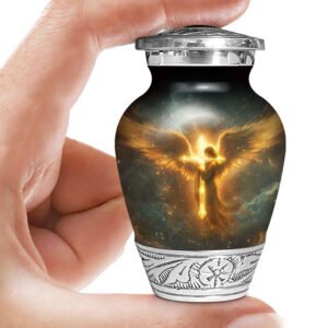 Heavenly Angel Urn for Human Ashes | Handcrafted Funeral Memoria