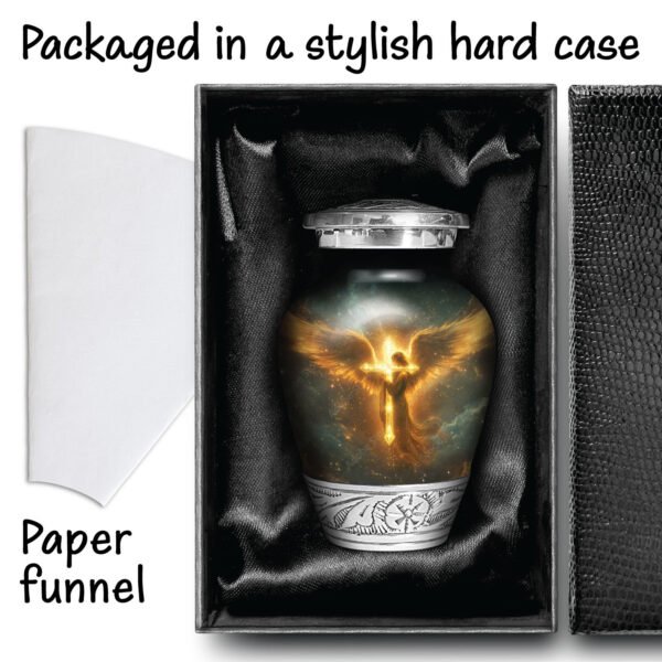 Heavenly Angel Urn for Human Ashes | Handcrafted Funeral Memoria